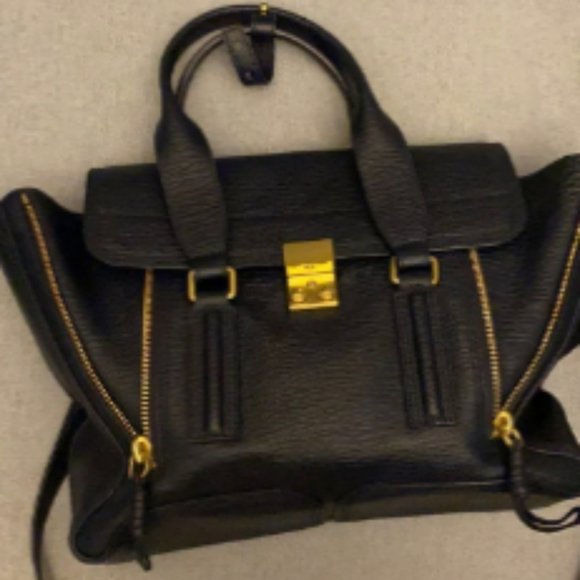 3.1 Philip Lim Medium Pashli Satchel Ink M Size - Picture 12 of 13